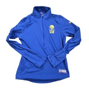 Golden State Warriors Shirt Womens Medium Blue NBA Basketball Under Armour